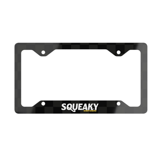 SQUEAKY LICENSE PLATE FRAME